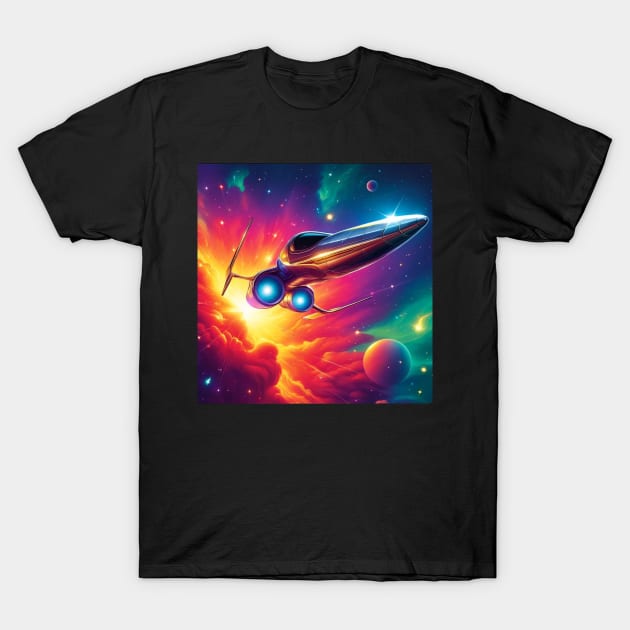 Human spaceflight extraordinary journey beyond Earth T-Shirt by TaansCreation 